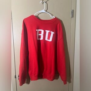 Boston University (BU) sweater
